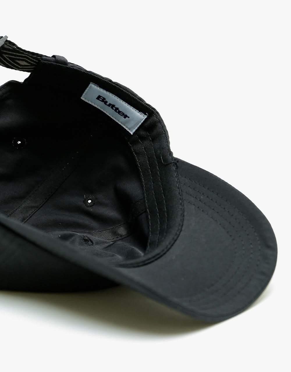 Butter Goods Downwind 6 Panel Cap - Black