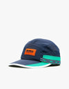 Butter Goods Trail 5 Panel Cap - Navy/Forest