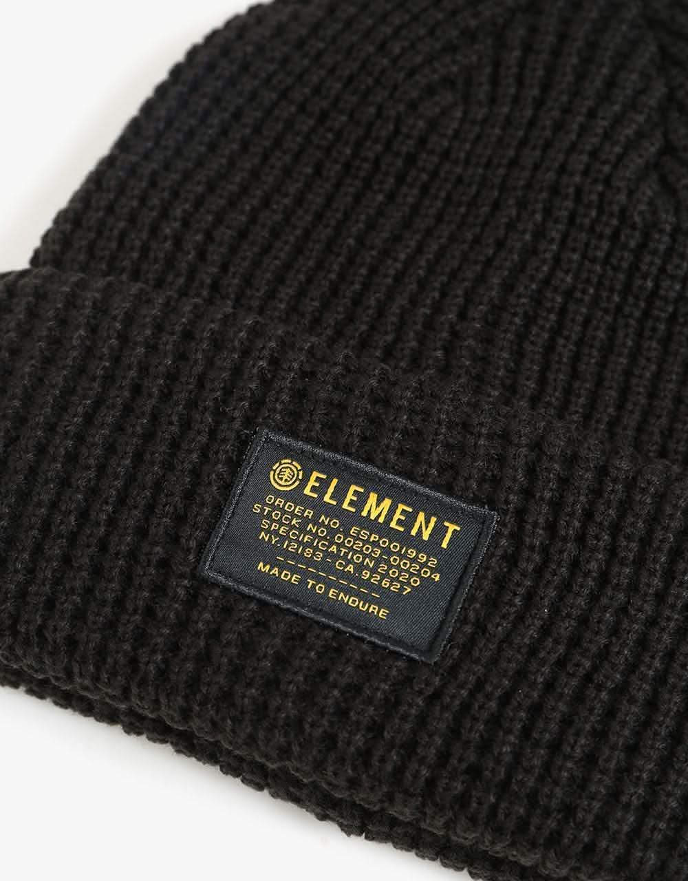 Element Burden Beanie - Flint Black