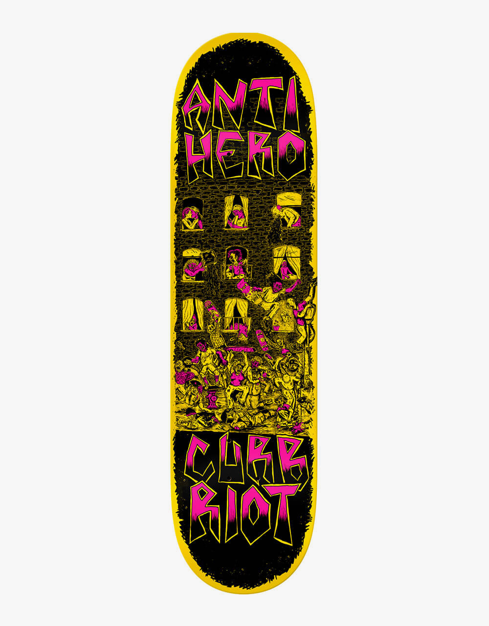 Anti Hero Curb Riot Skateboard Deck - 8.5"