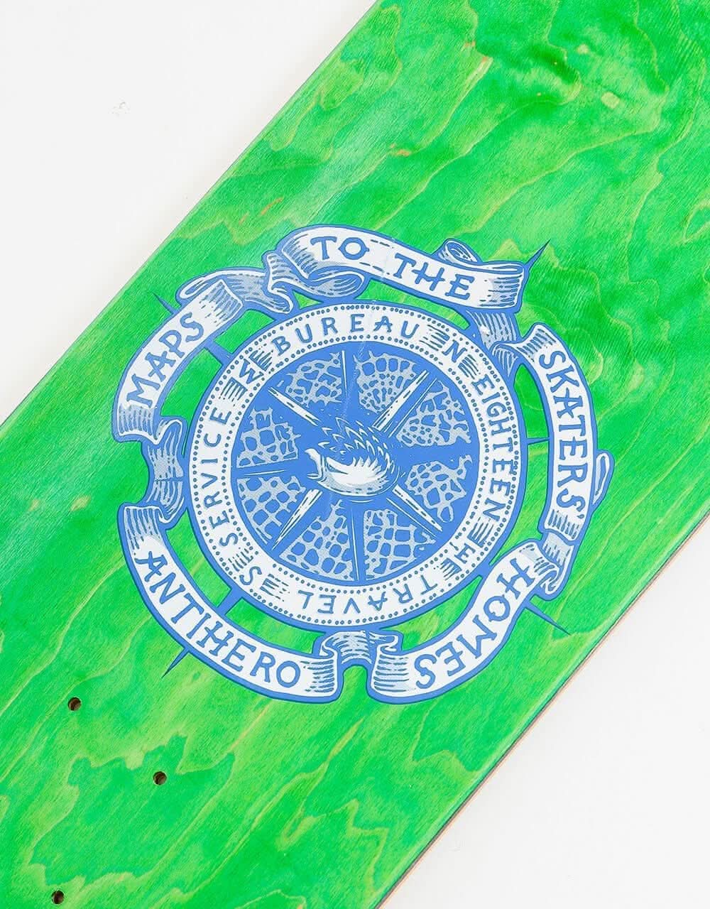 Anti Hero B.A. Maps to the Skaters Homes Skateboard Deck - 8.75"