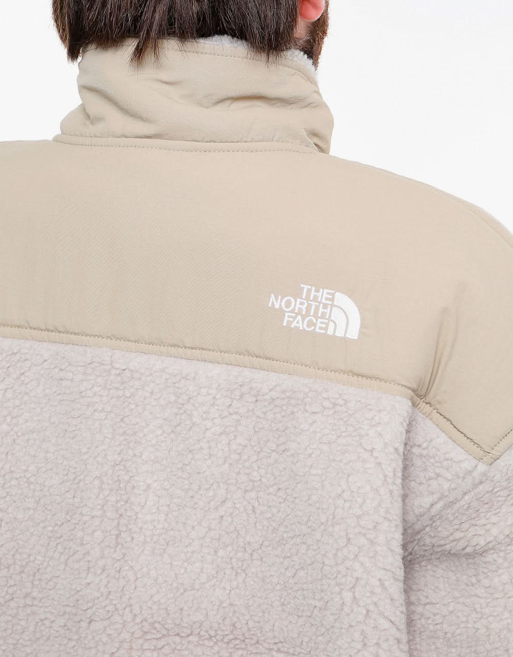 The North Face Platte Quarter Zip Sherpa Fleece - Flax/Flax