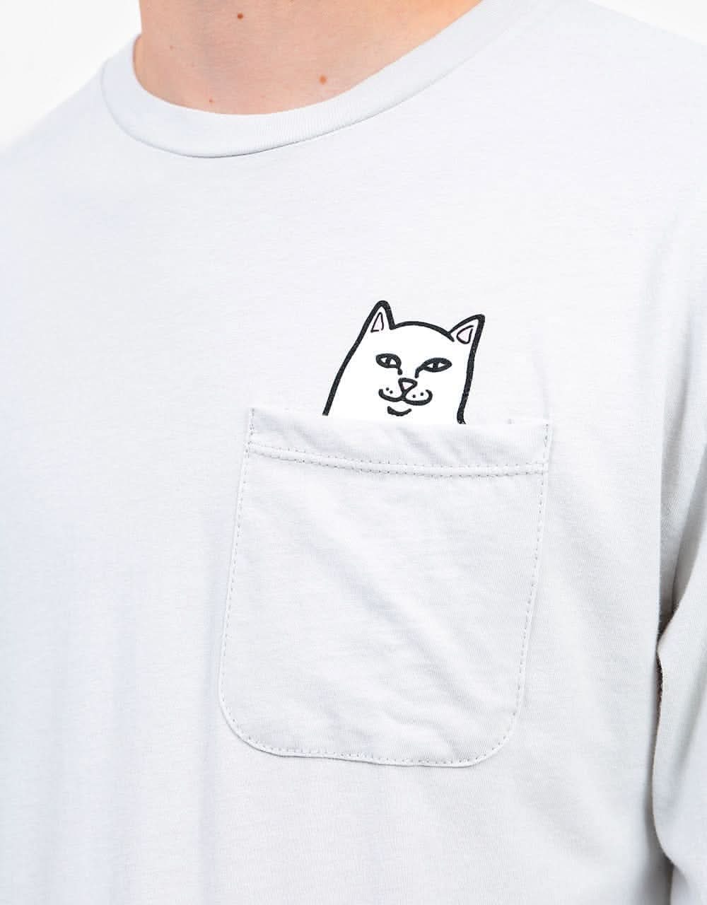 RIPNDIP Lord Nermal L/S T-Shirt - Grey