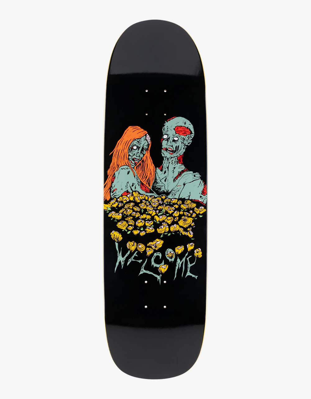 Welcome Zombie Love on Boline Skateboard Deck - 9.25"