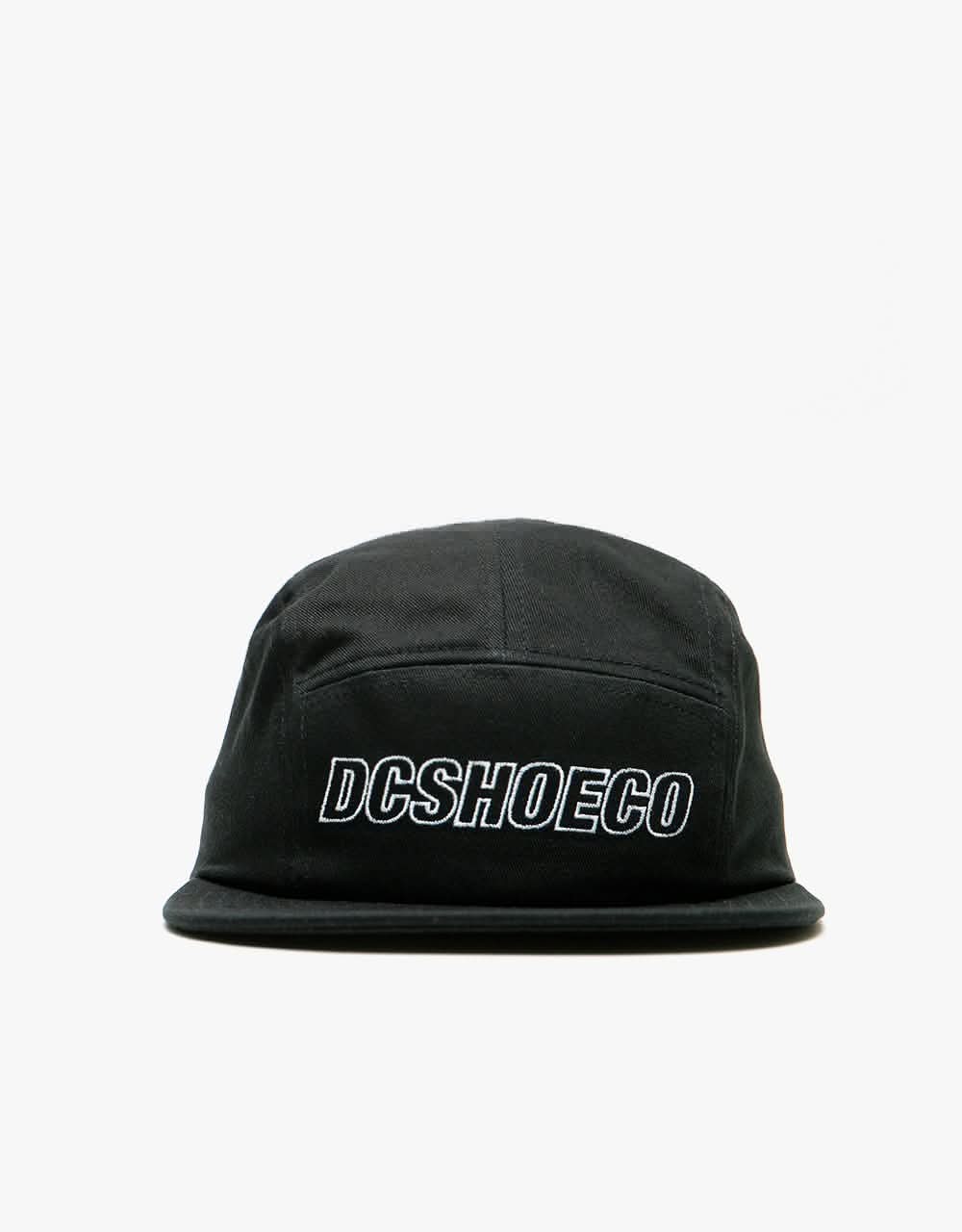DC No Sign 5 Panel Cap - Black