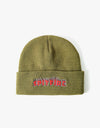 Spitfire Flash Fire Beanie - Olive/Red
