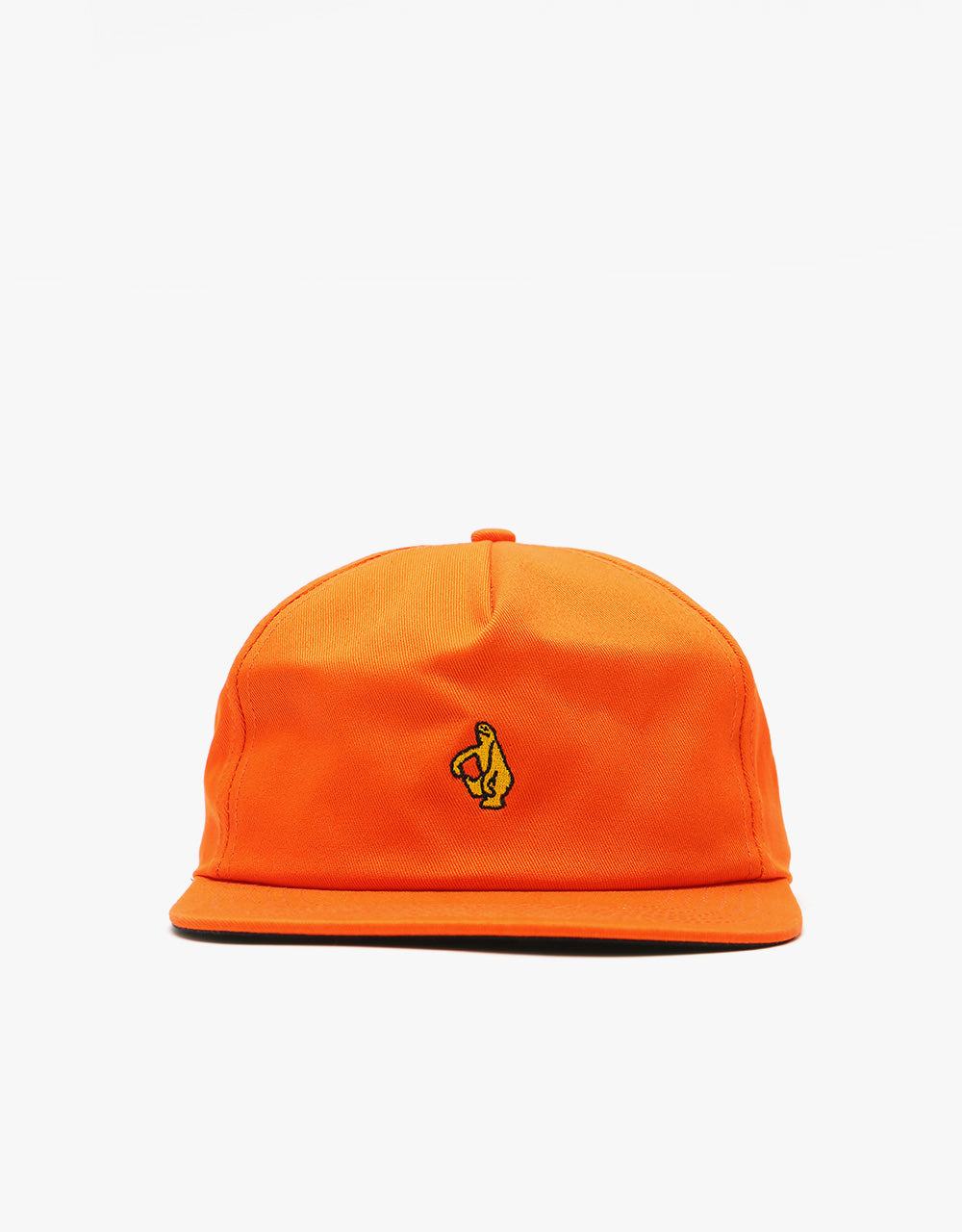 Krooked Shmoo Snapback Cap - Orange/Yellow