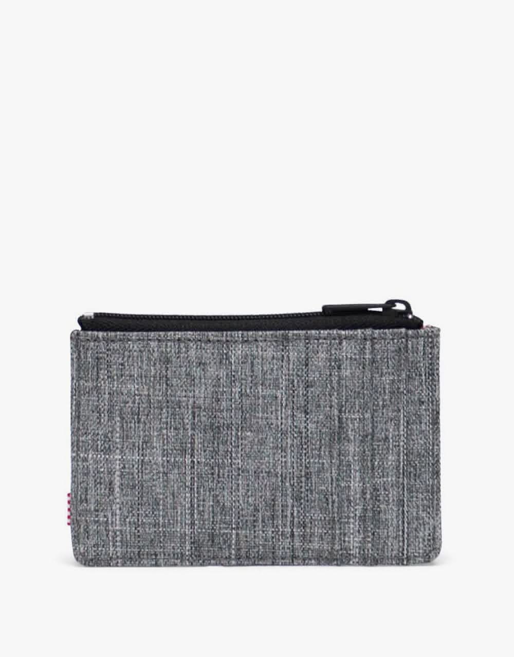 Herschel Supply Co. Oscar Rubber RFID Wallet - Raven Crosshatch/Black