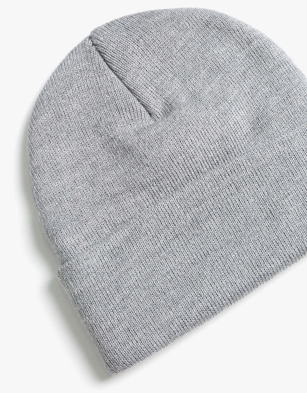 HUF Box Logo Beanie - Grey Heather