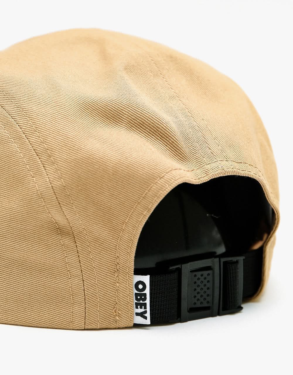 Obey Bold Label 5 Panel Cap - Khaki