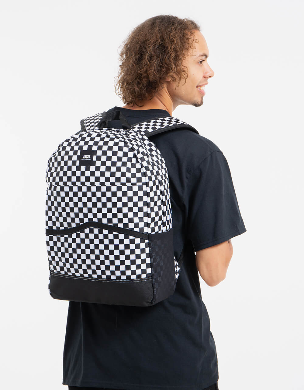 Vans Construct Skool Backpack - Black/White Check