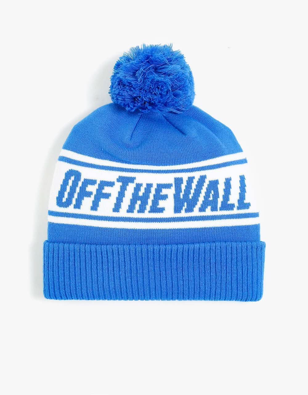 Vans Off The Wall Pom Beanie - Nautical Blue/White