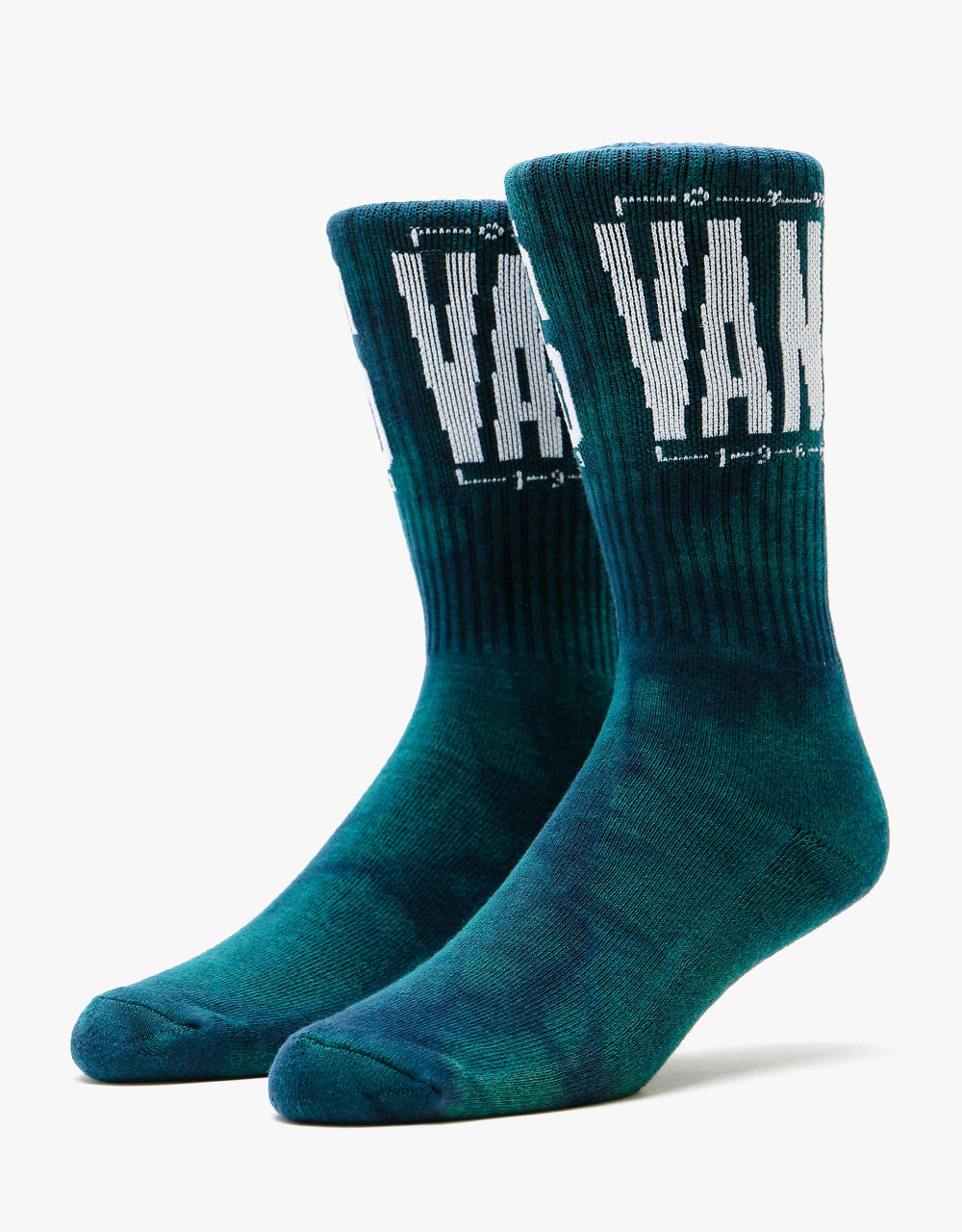 Vans Easton Tie Dye Crew Socks - Blue Coral/Tie Dye