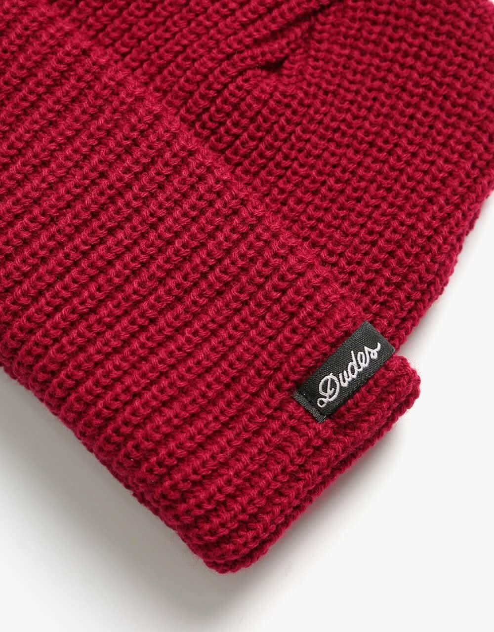 The Dudes Insider Beanie - Maroon