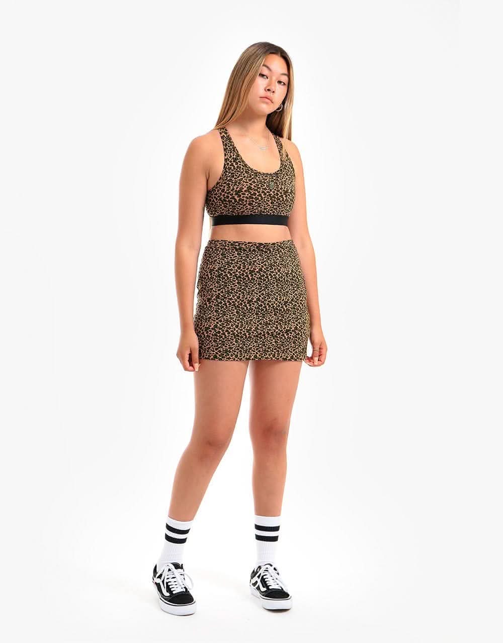 Vans Womens Strauberry Leopard Skirt - Cher Cheetah