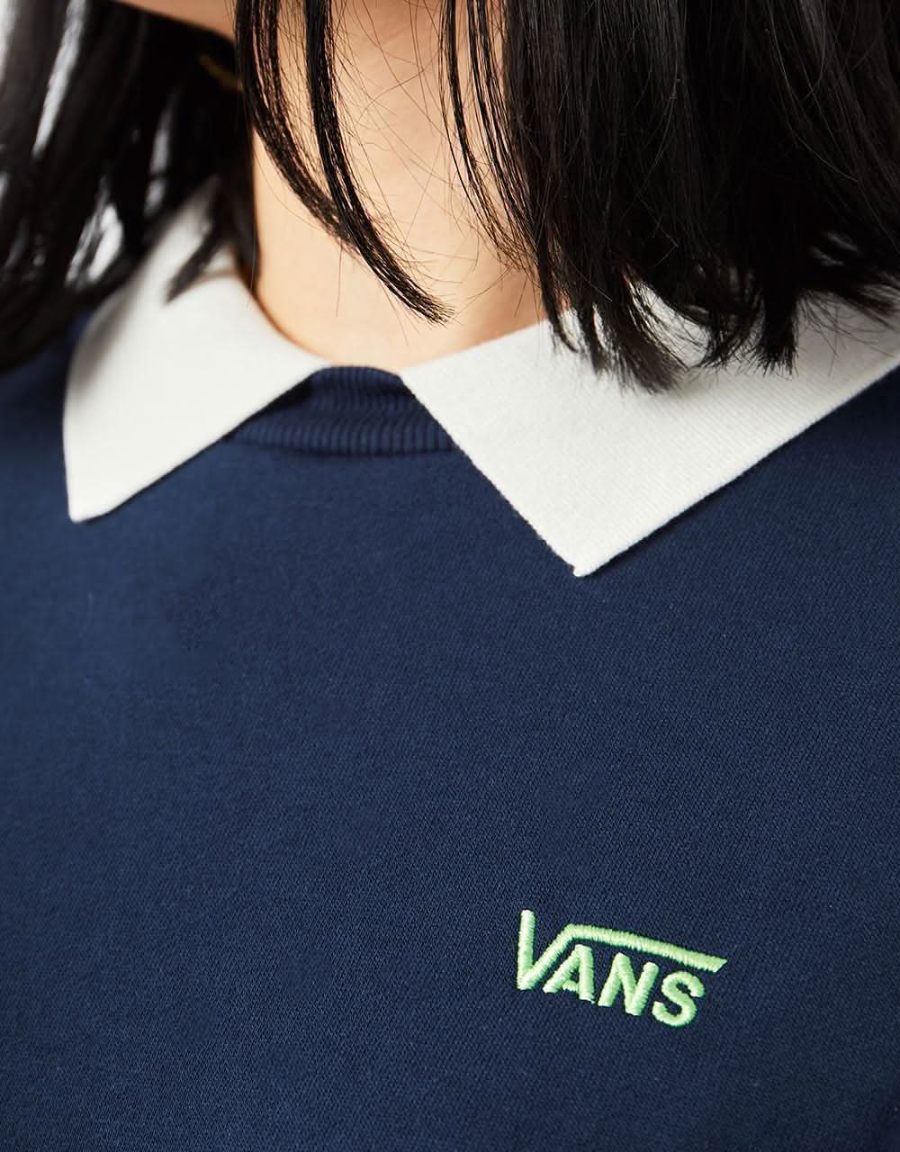 Vans Womens Brighton Zuener Polo Crew - Dress Blues