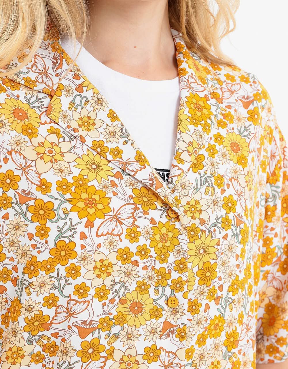 Vans Womens Trippy Floral Woven Top - Trippy Floral