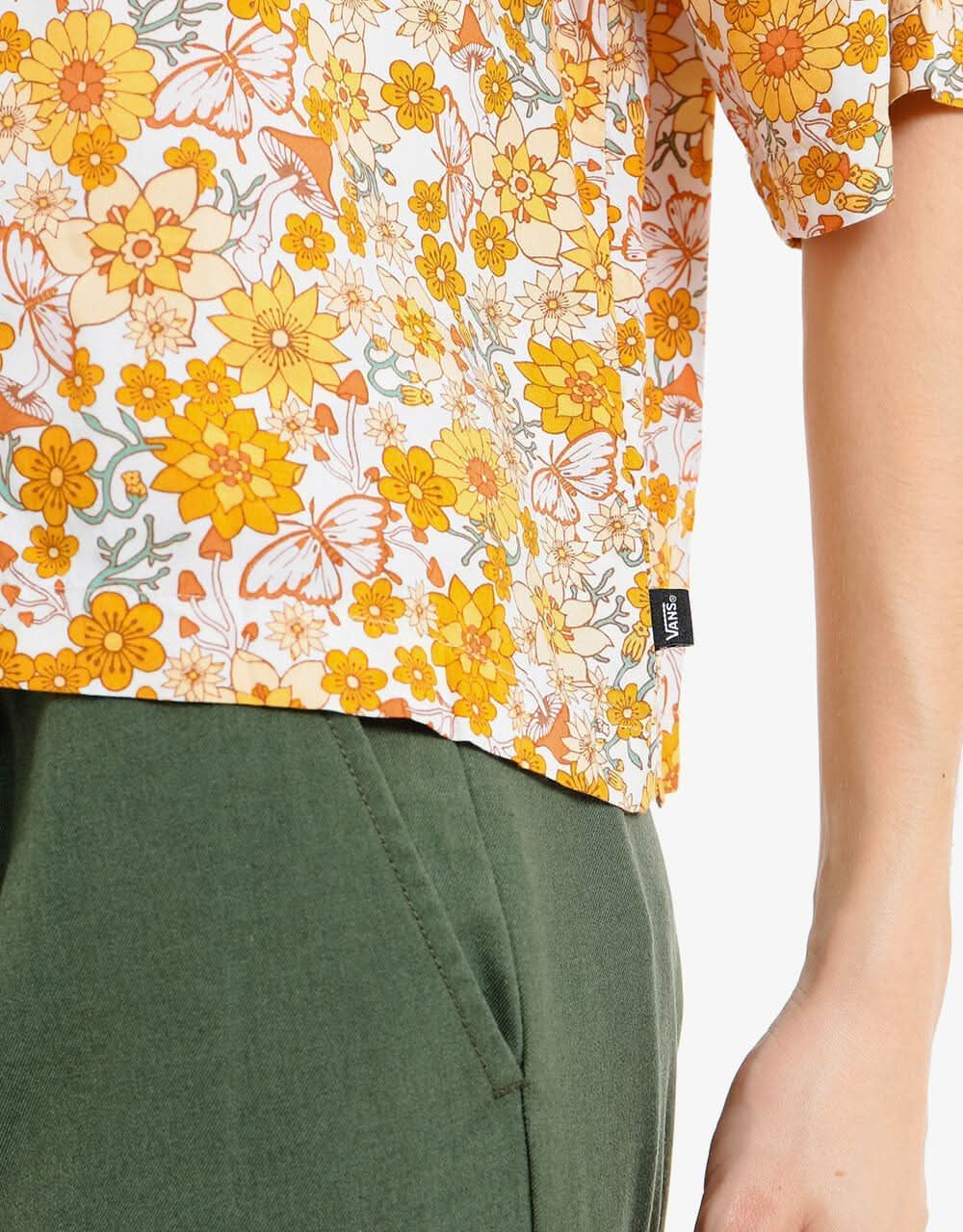 Vans Womens Trippy Floral Woven Top - Trippy Floral