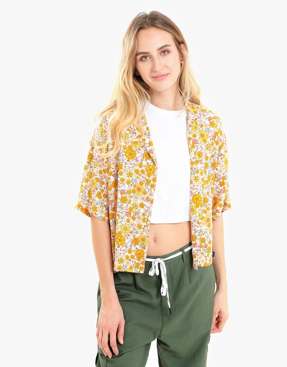 Vans Womens Trippy Floral Woven Top - Trippy Floral