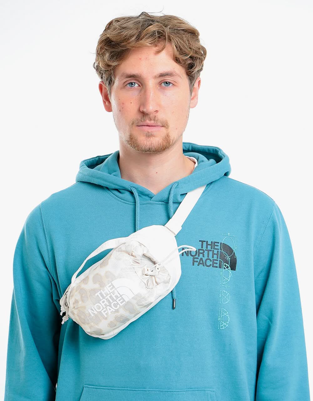 The North Face Bozer Hip Pack III Small Cross Body Bag Silver Grey