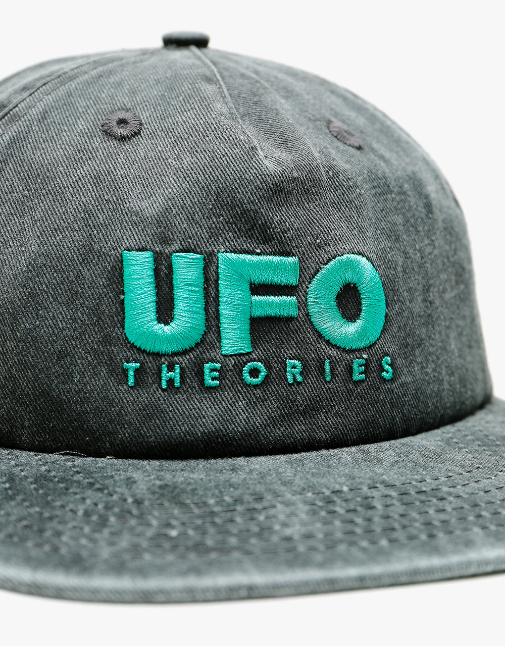 Theories Of Atlantis UFO International Strapback Cap - Black Denim