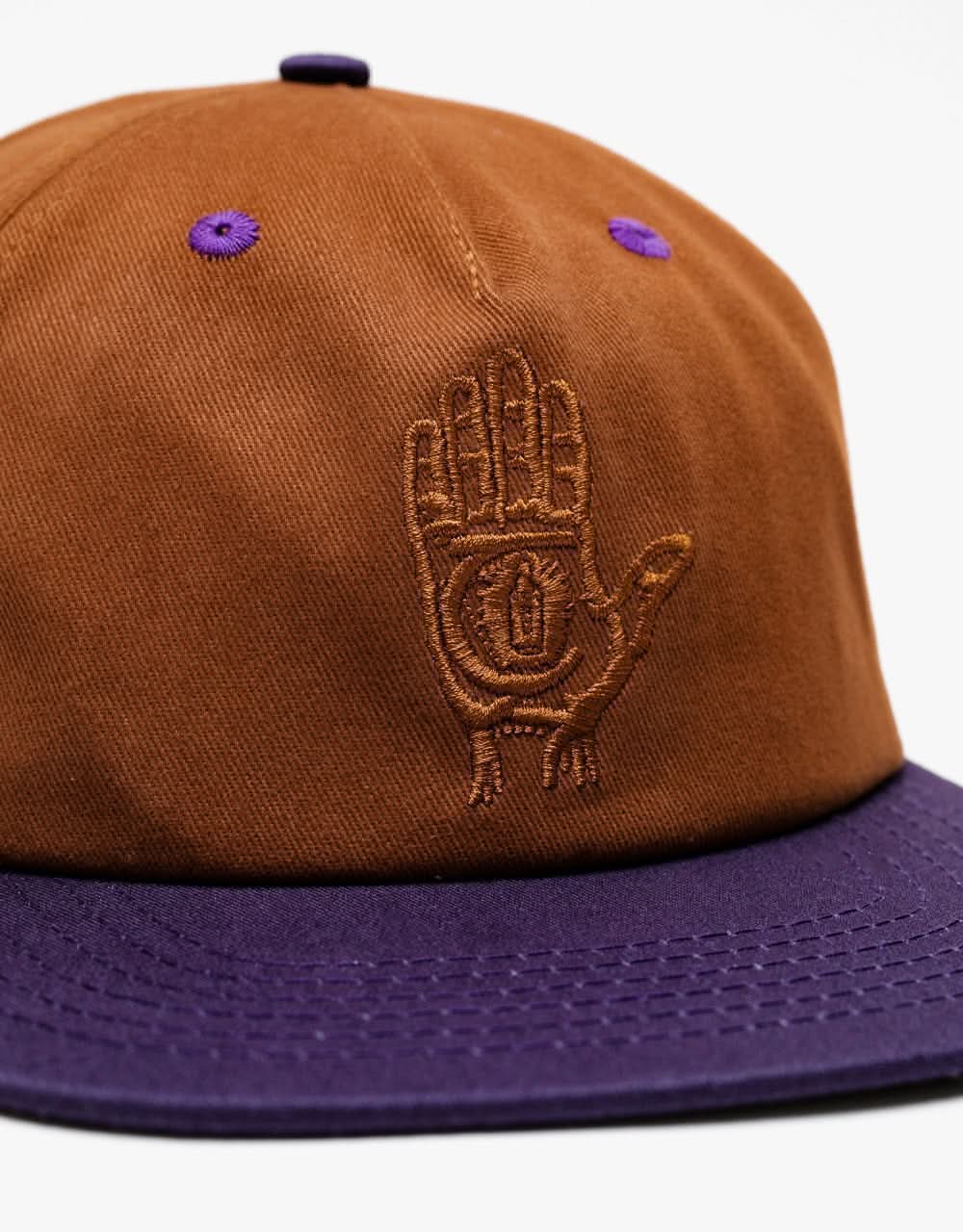 Theories Of Atlantis Hand of Theories Strapback Cap - Rust/Plum