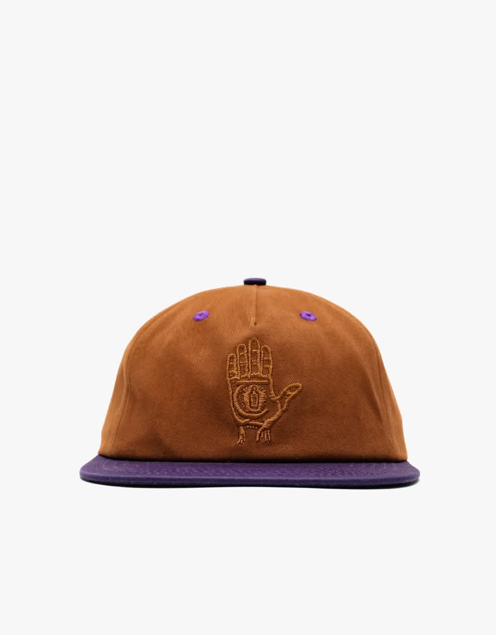 Theories Of Atlantis Hand of Theories Strapback Cap - Rust/Plum