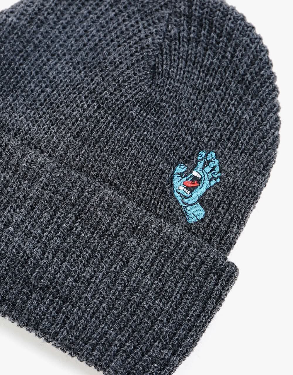 Santa Cruz Screaming Mini Hand Beanie - Dark Heather