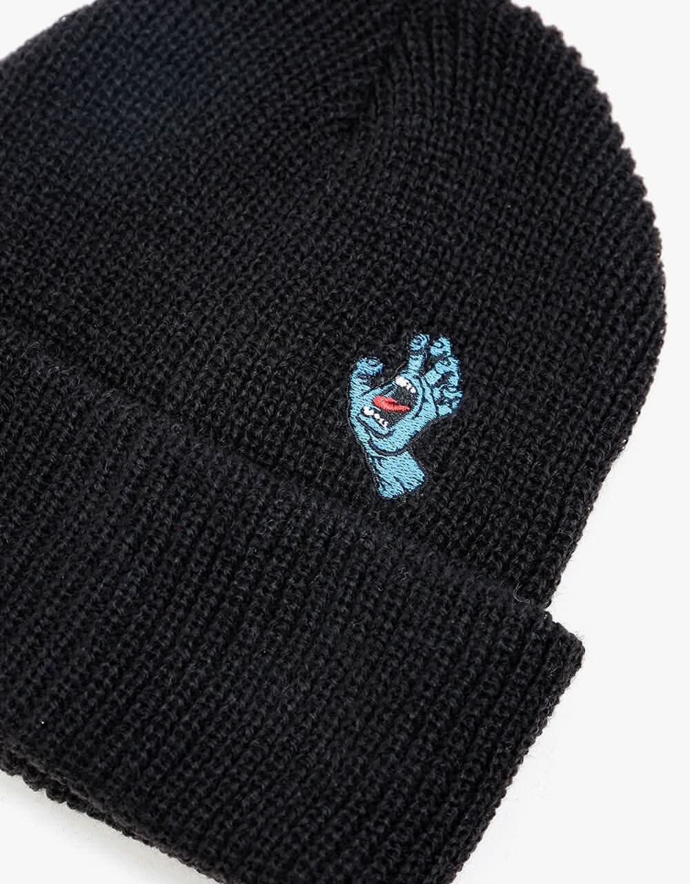 Santa Cruz Screaming Mini Hand Beanie - Black