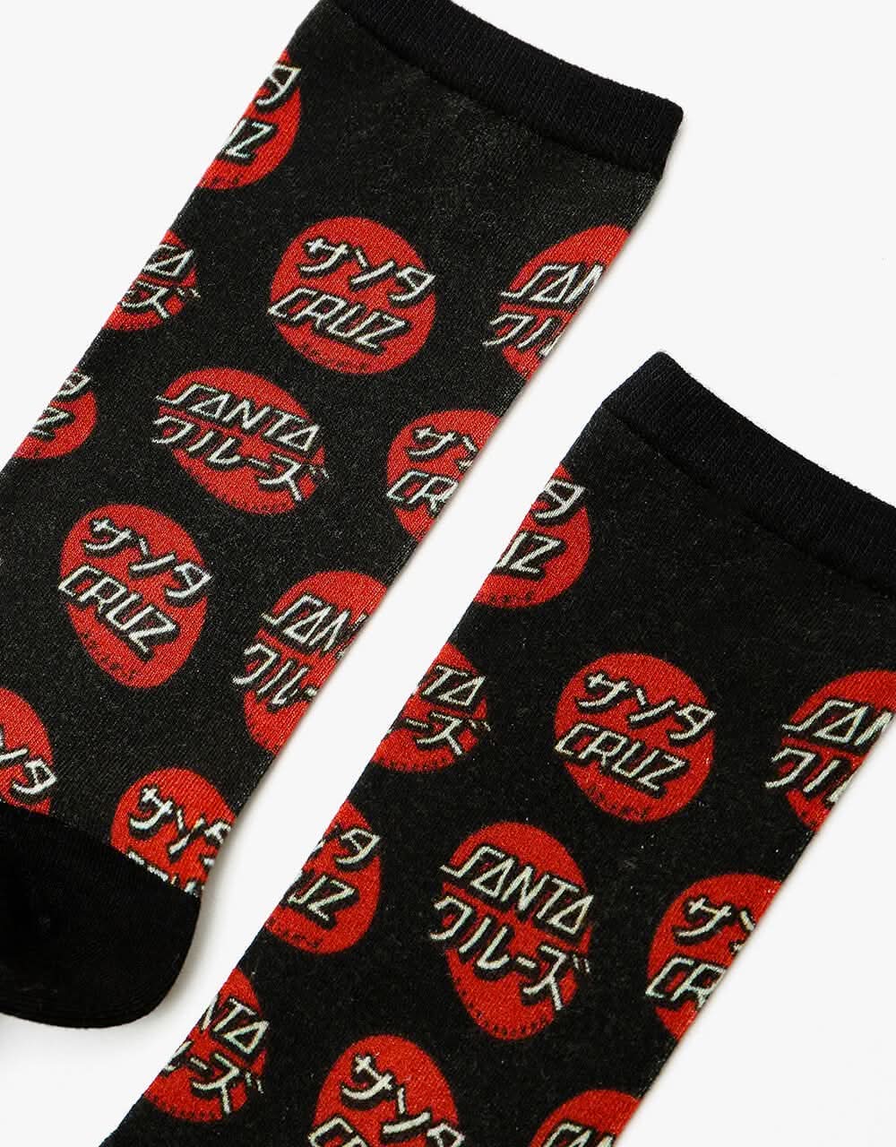 Santa Cruz Mixed Up Dot Socks - Black