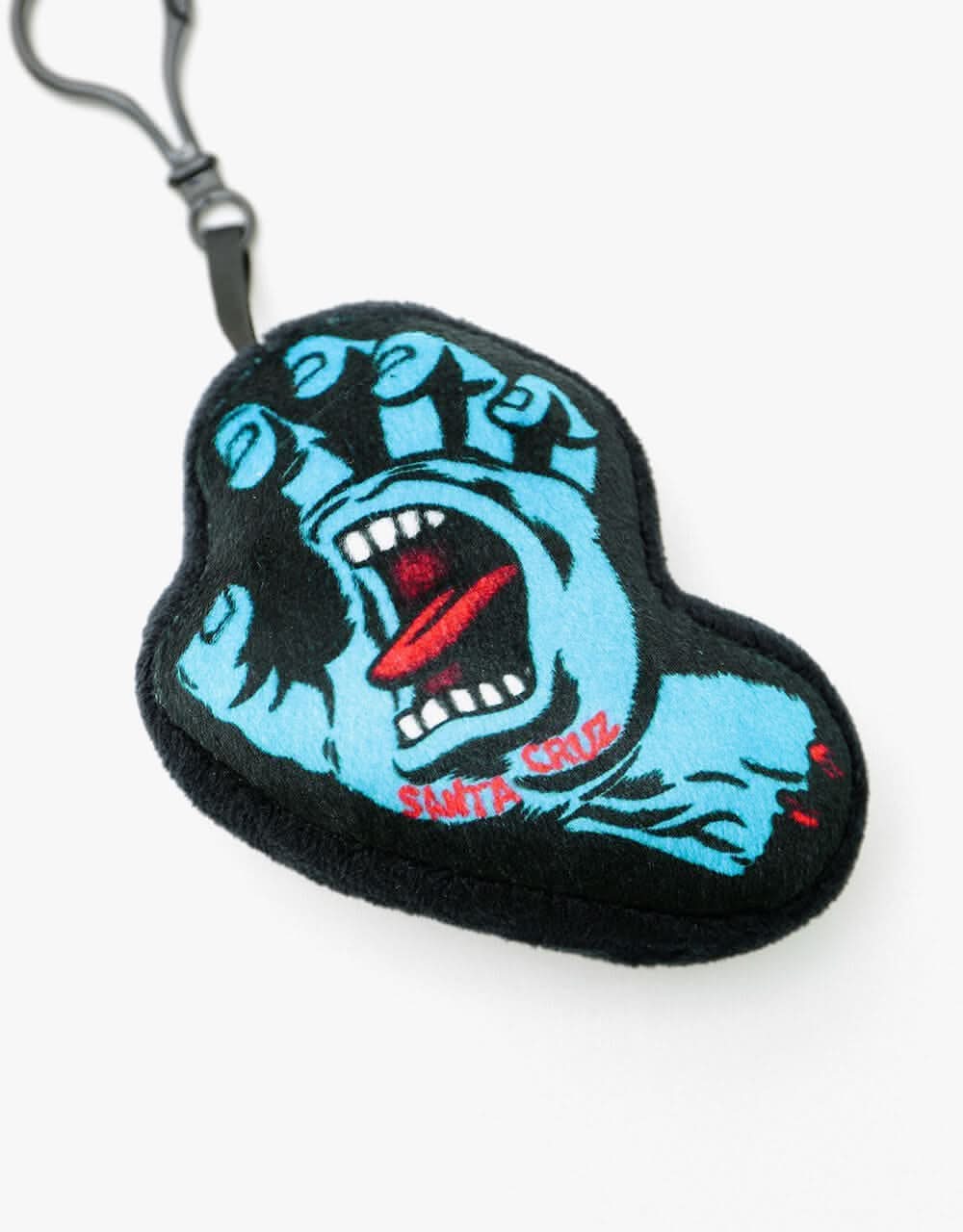 Santa Cruz Screaming Hand Plush Charm - Black