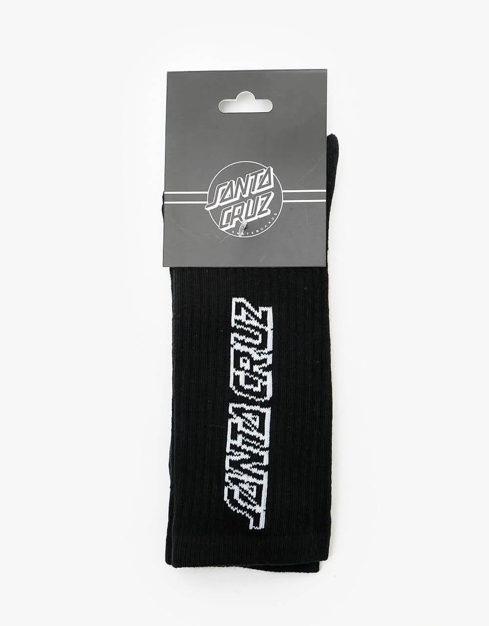Santa Cruz Classic Strip Socks - Black