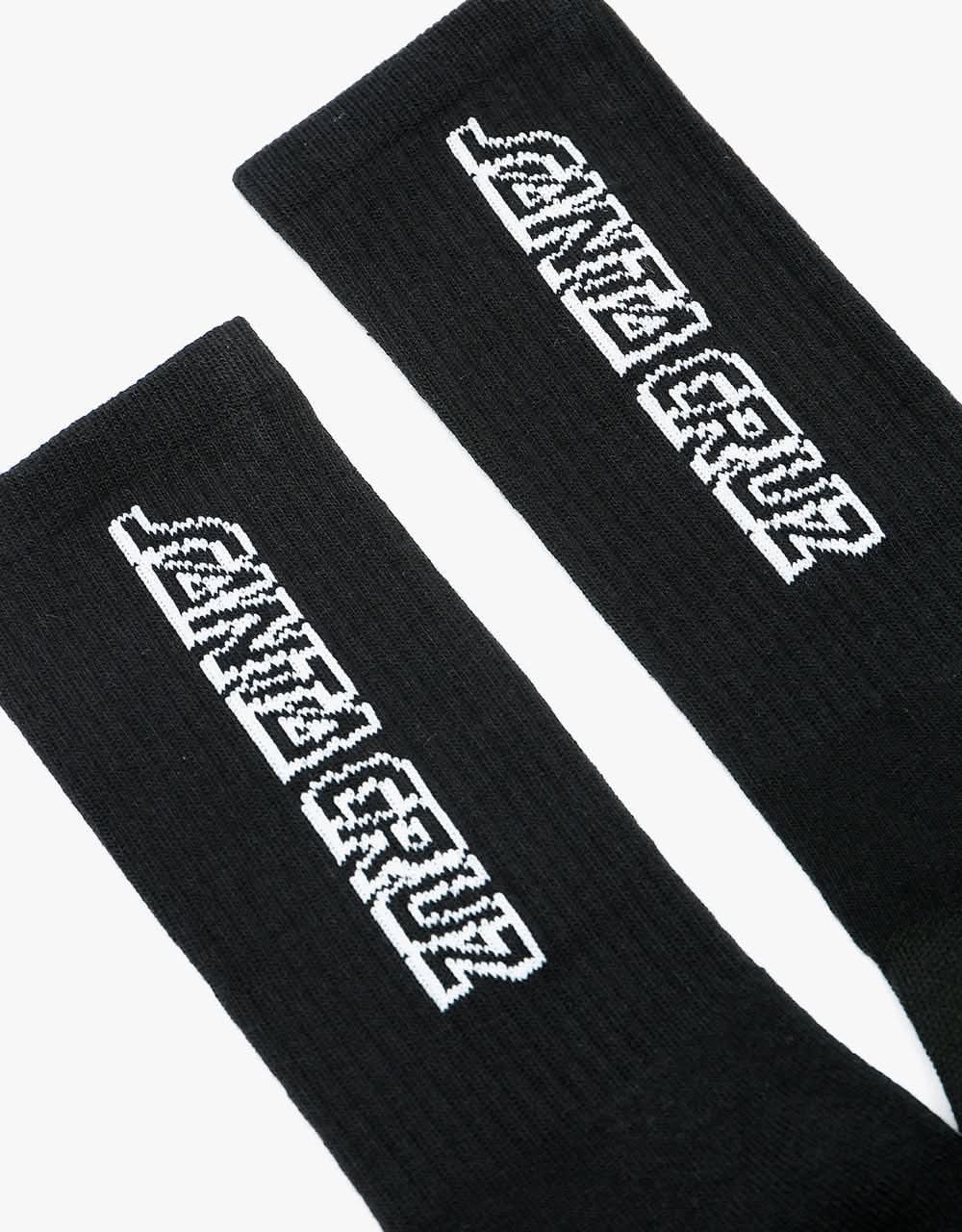 Santa Cruz Classic Strip Socks - Black