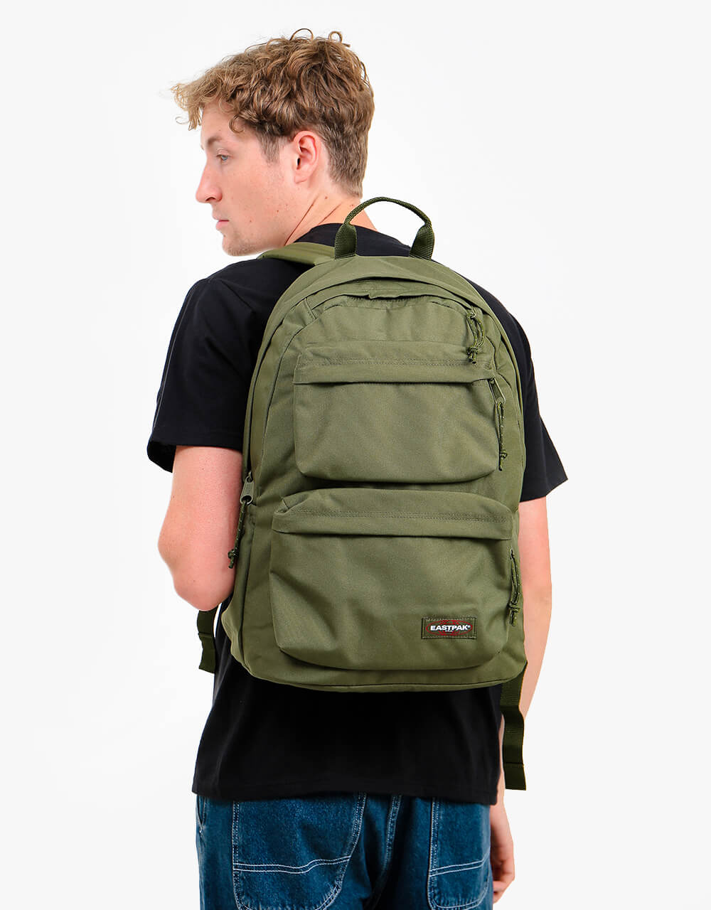 Eastpak Padded Double Backpack - Dark Grass