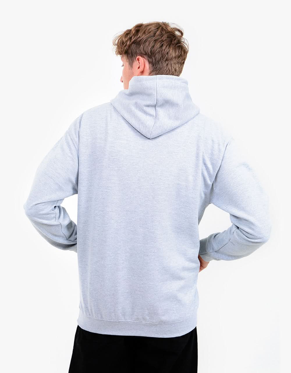 Route One Moth Pullover Hoodie - Heather Grey
