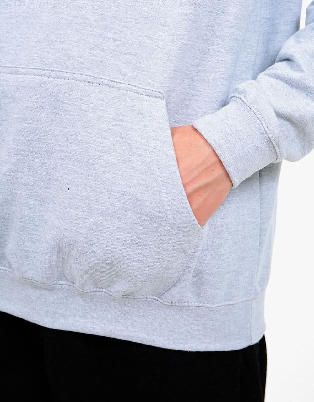 Route One Moth Pullover Hoodie - Heather Grey