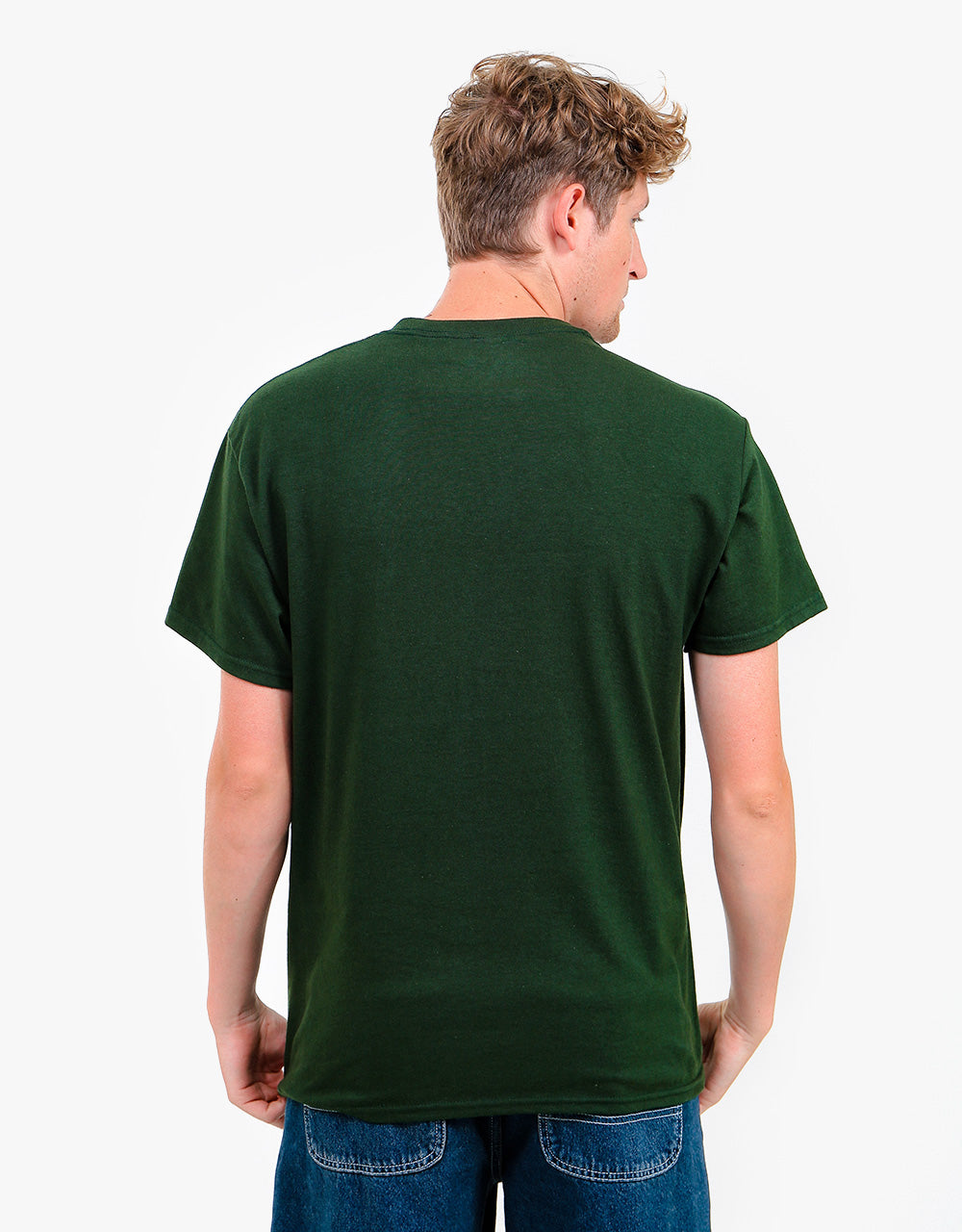 Route One Flagpole Sitta T-Shirt - Forest Green