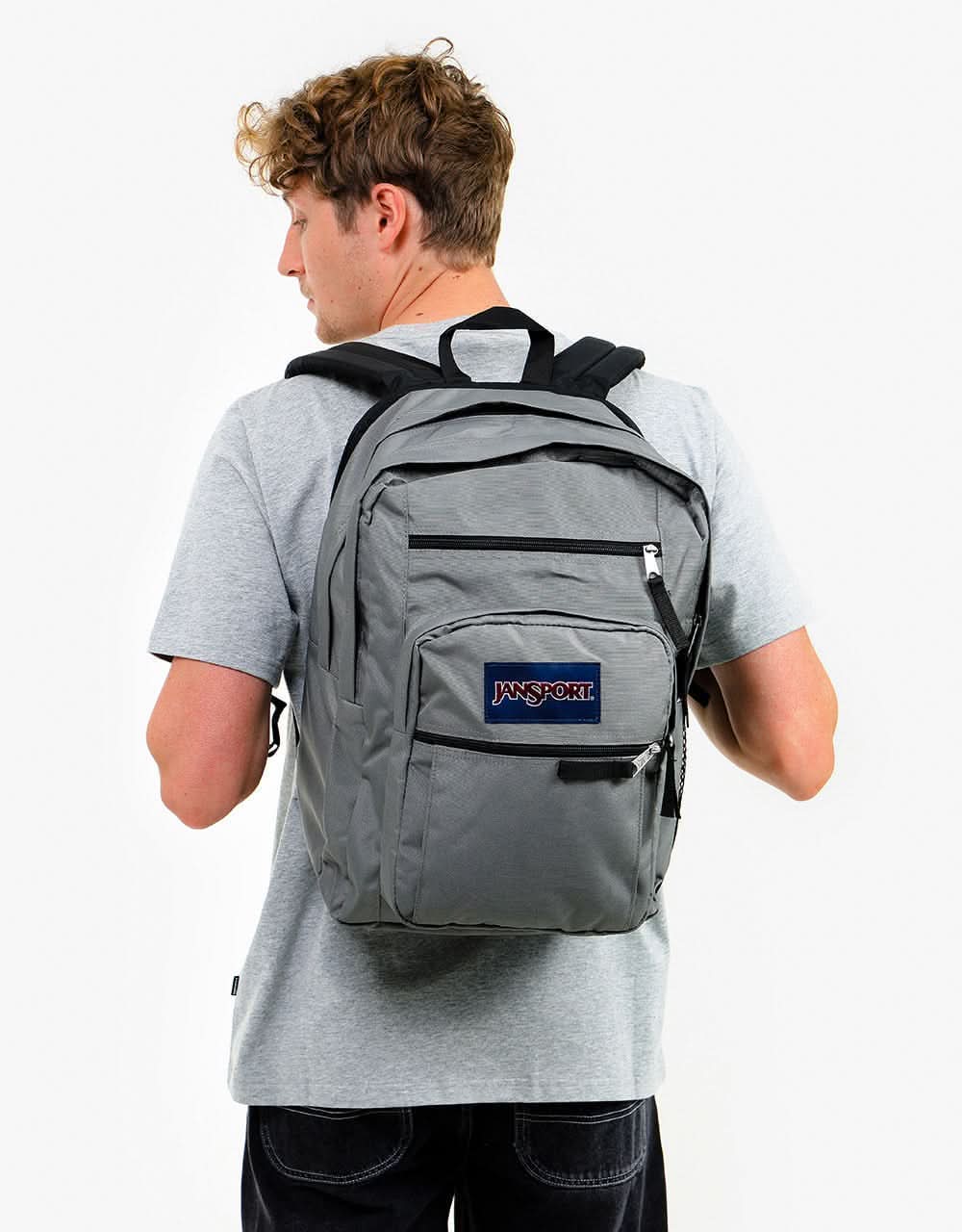 Jansport Big Student Backpack Graphite Grey