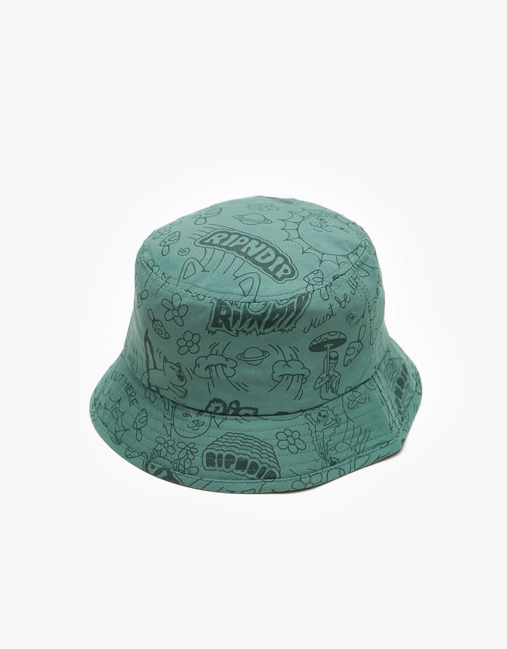 RIPNDIP Scibble Bucket Hat - Forest Green
