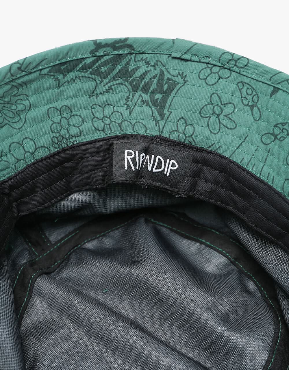 RIPNDIP Scibble Bucket Hat - Forest Green