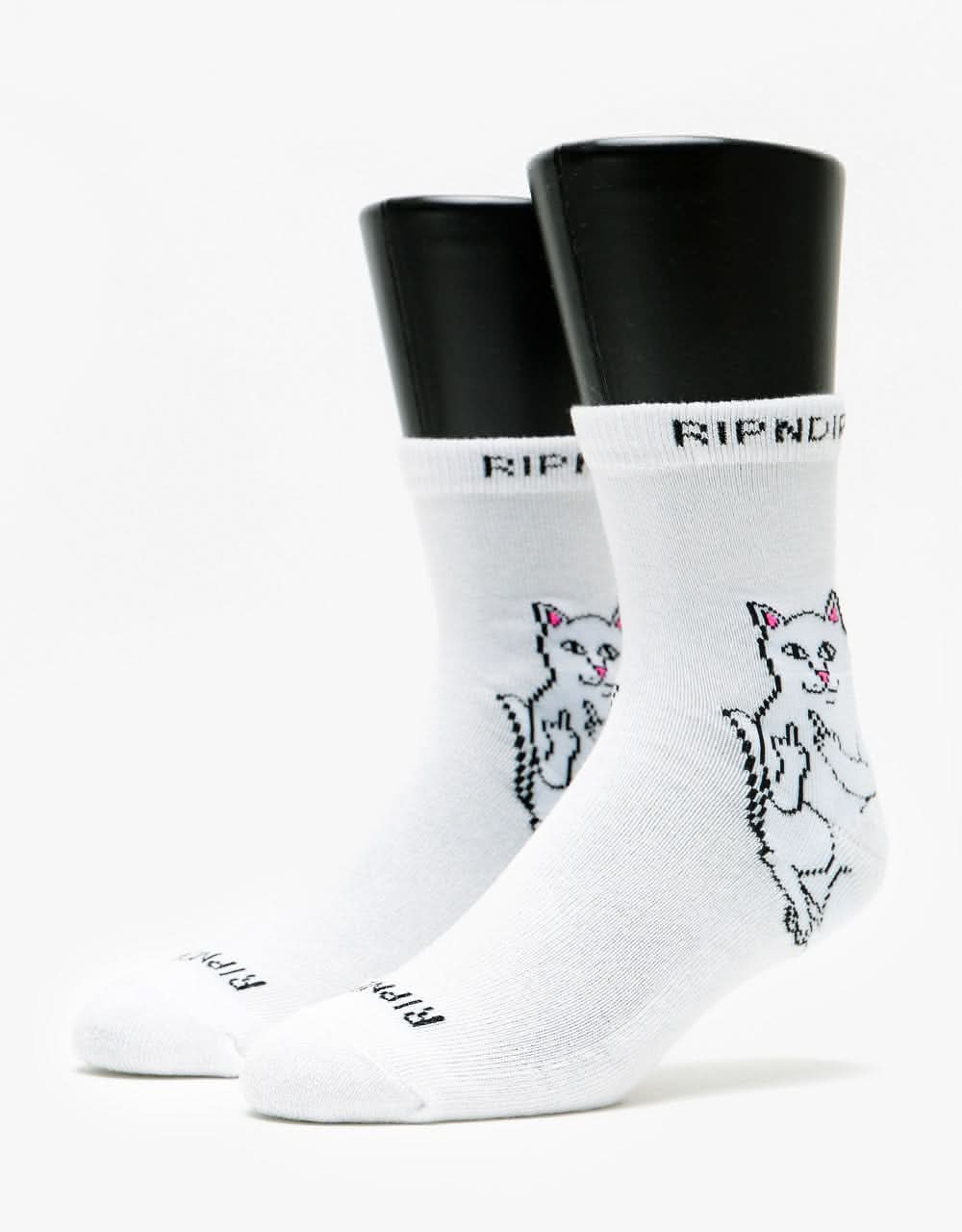 RIPNDIP Lord Nermal Mid Socks - White