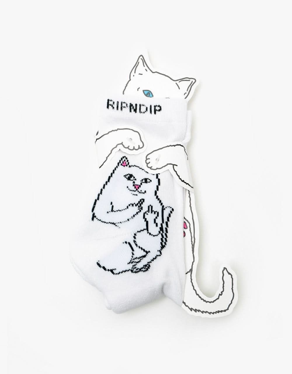 RIPNDIP Lord Nermal Mid Socks - White