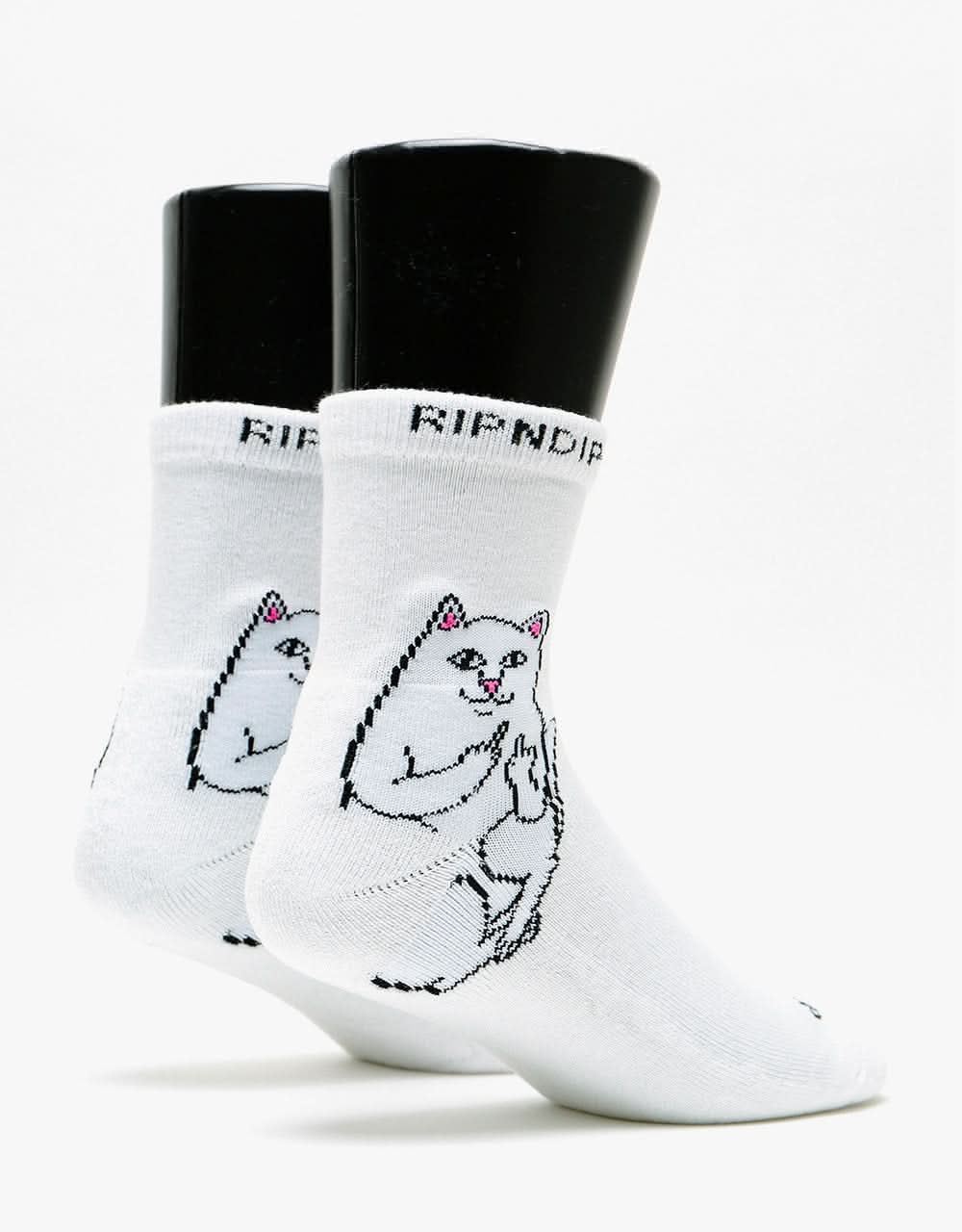 RIPNDIP Lord Nermal Mid Socks - White