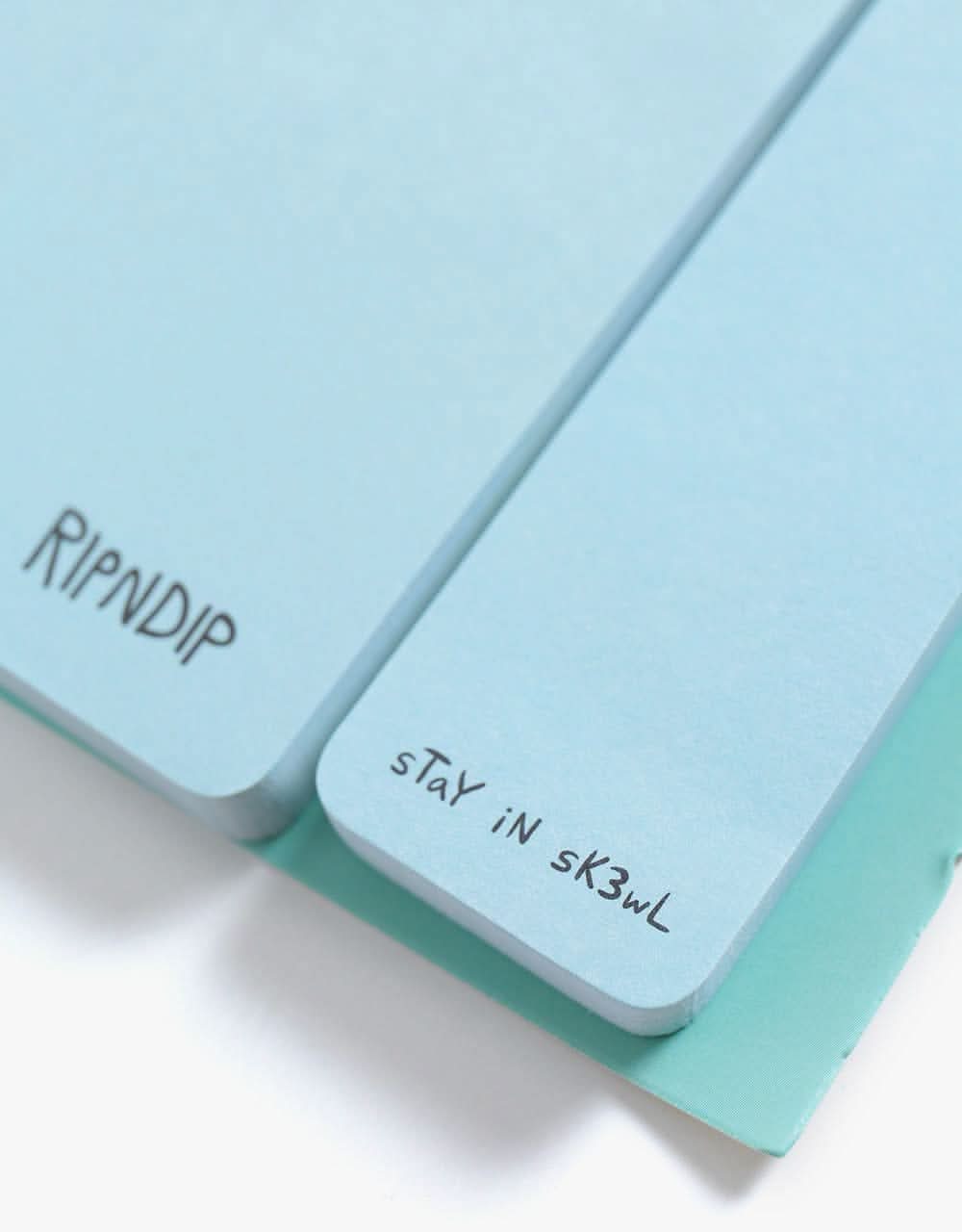 RIPNDIP Stay In Sk3wl Post It Note Pack - Blue