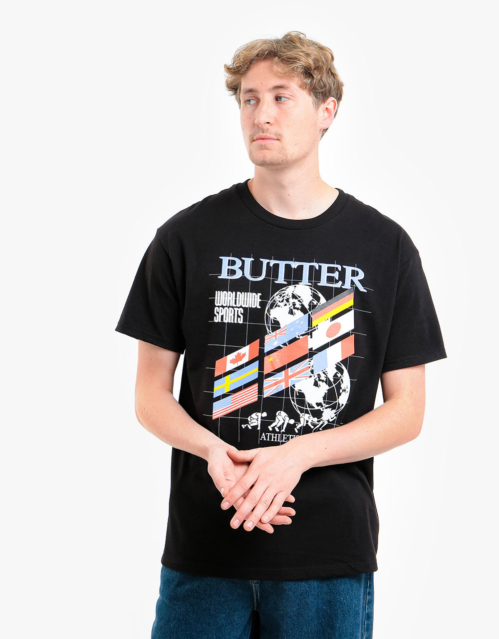Butter Goods Track T-Shirt - Black