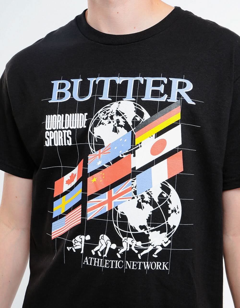 Butter Goods Track T-Shirt - Black