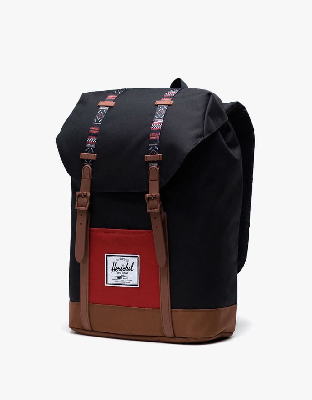 Herschel Supply Co. Retreat Backpack - Black/Saddle/Ketchup