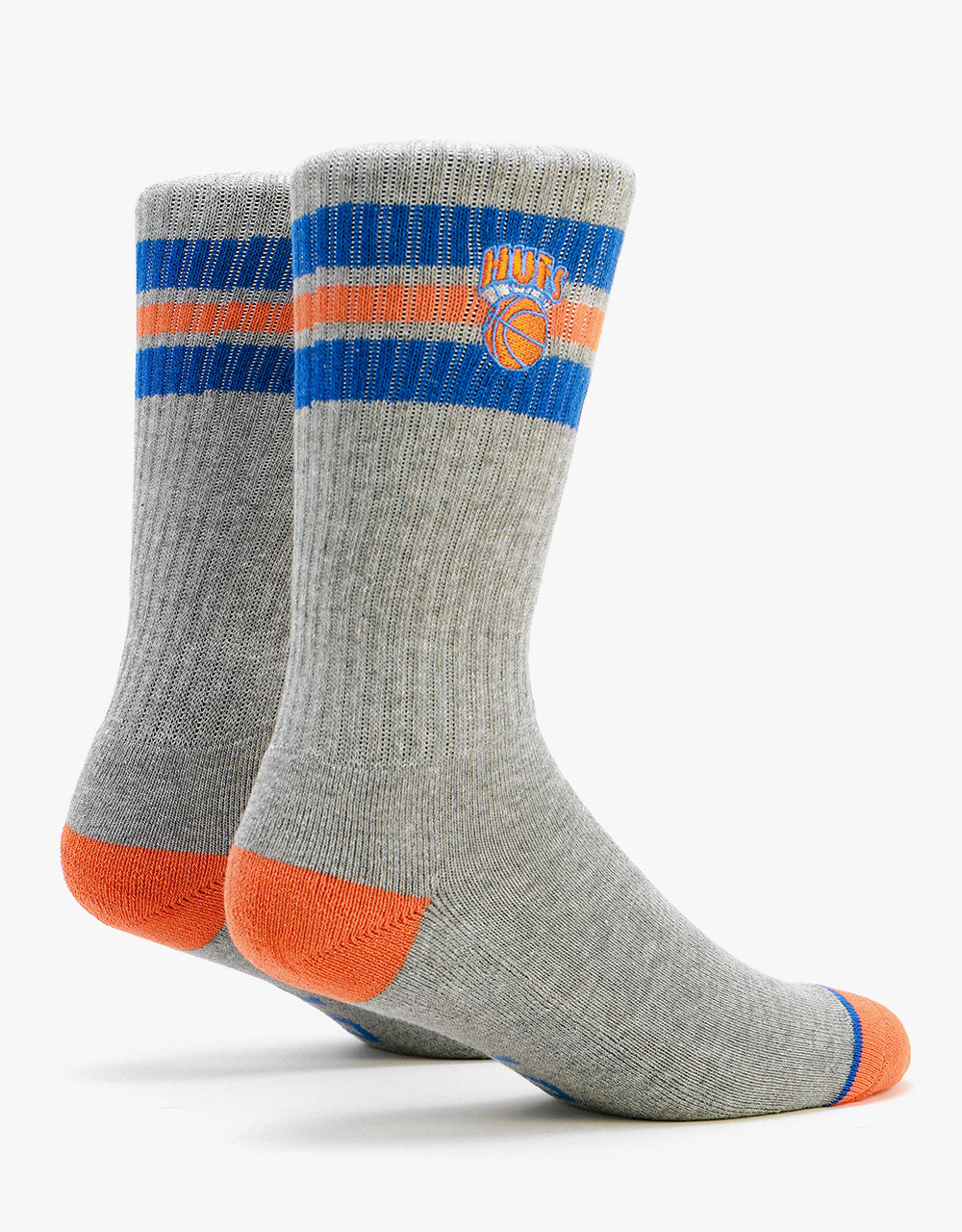 HUF Eastern Stripe Socks - Grey Heather