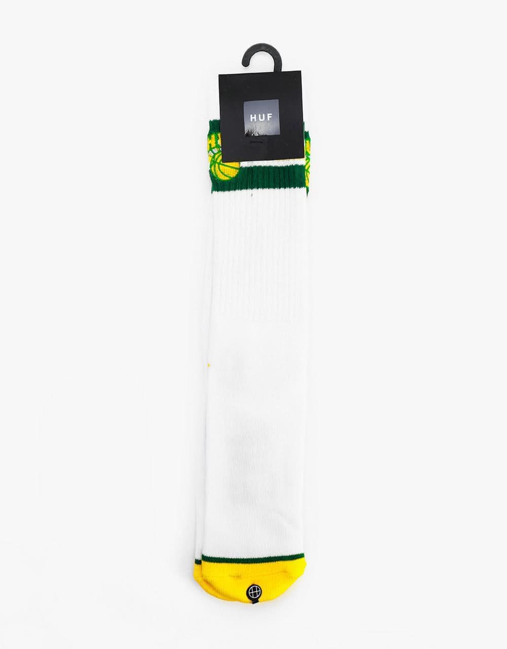 HUF Eastern Stripe Socks - White