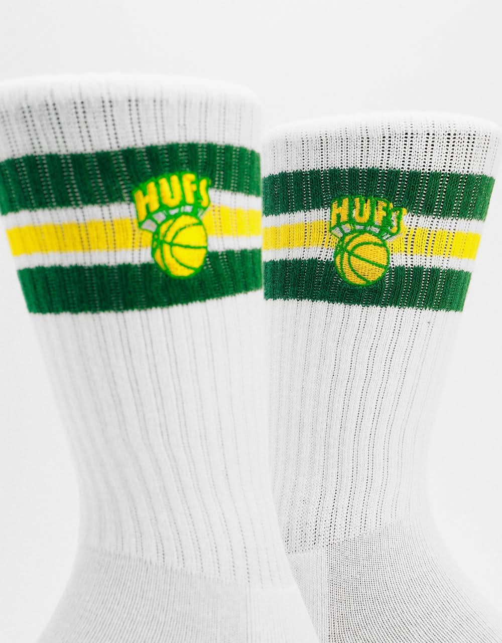 HUF Eastern Stripe Socks - White